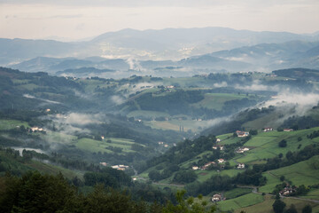 Fototapeta premium view from the top of the mountain