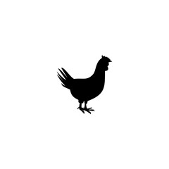 Chicken icon  isolated on white background 