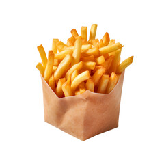 french fries in a box created with Generative AI