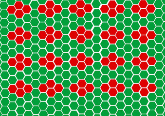 seamless pattern with flowers