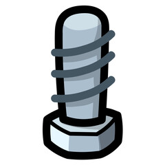 bolt filled outline icon style