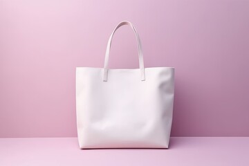 Mockup of Blank white tote bag ,Generative AI