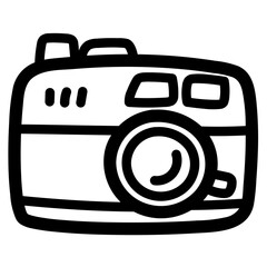 camera line icon style