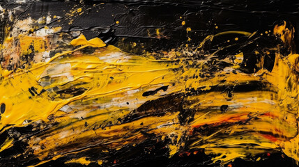 yellow black paint background