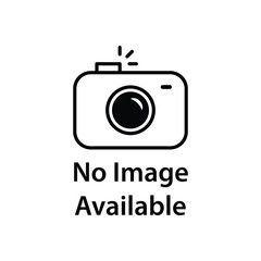 black linear photo camera logo like no image available. flat stroke style trend modern logotype art design on white. concept of picture coming soon will appear on website and photograph not displayed