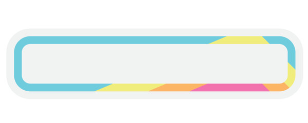 Vibrant Name Plate 6