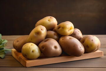 potatoes created with Generative AI technology