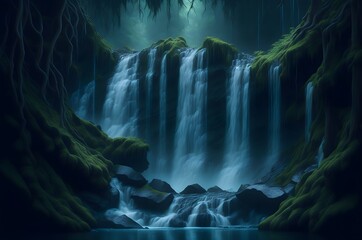 Enchanted Waterfall: Hidden Grove, Cascading Waters, and Magical Properties