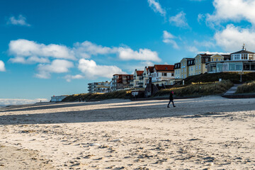 Fototapeta na wymiar ein Dezembervormittag am Strand von Wangerooge