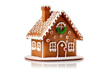 Gingerbread house created with Generative AI technology