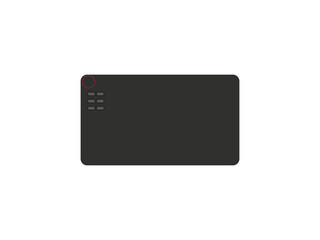 Graphics Tablet  vector icon and logo , Graphics Drawing Tablets, Touch Strip Pen Pressure Sketch Tablet with Battery-Free Stylus illustration, creative design icon