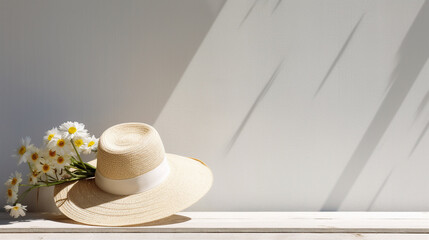 hat on the sill