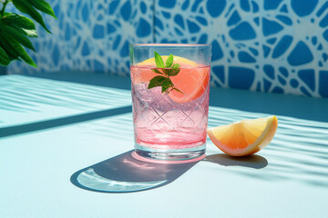 cocktail on the pool