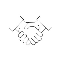 handshake symbol, partnership icon, cooperation icon, agreement icon, teamwork icon, business Handshake, greeting icon, deal icon, contract icon, professional handshake, handshake graphic.
