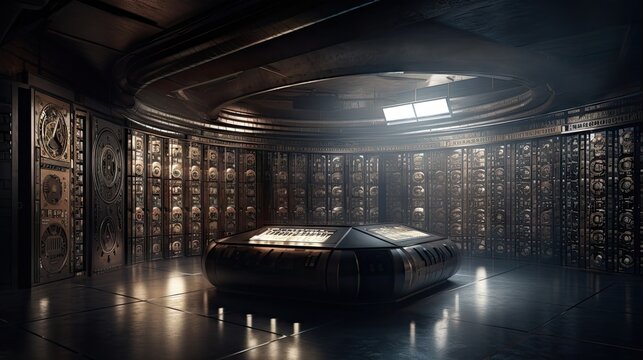 a bank voult