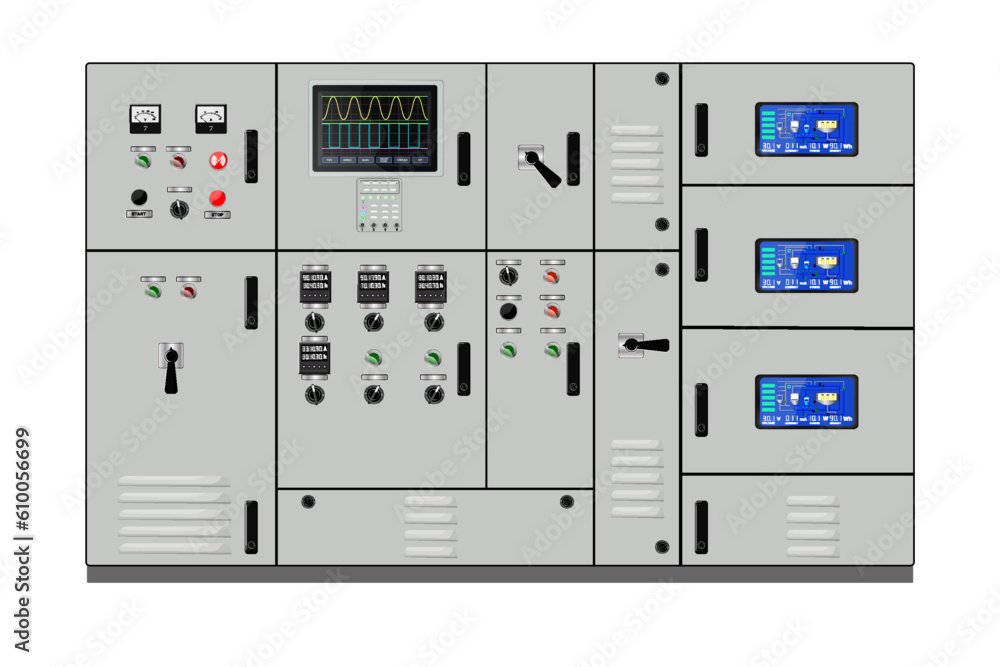 Aufkleber control panel. production control panel and control of computer devices. touchpad.