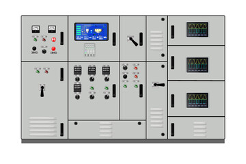 Control Panel. Production control panel and control of computer devices. Touchpad. 