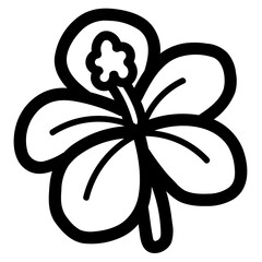 hibiscus line icon style