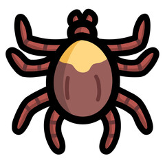 tick filled outline icon style