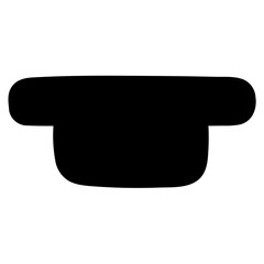whole note rest glyph icon style