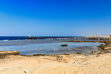 Beautiful Red Sea coast in Marsa Alam, Egypt