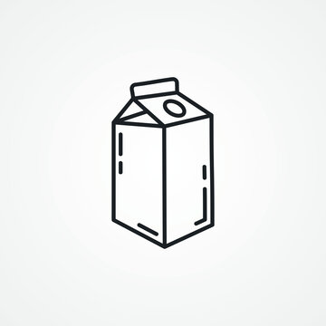 recommend clip art: Milk pack line icon, Milk pack outline icon.