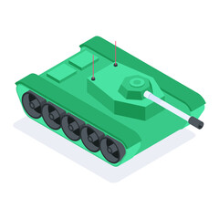 Transportation Isometric Icons 
