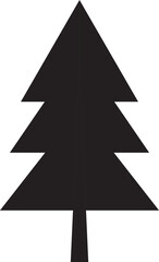 Tree icon silhouette