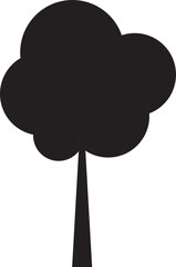 Tree icon silhouette