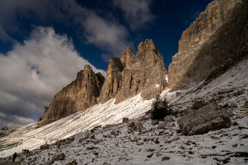 Fototapeta na wymiar Three peaks - Dolomites - Italy