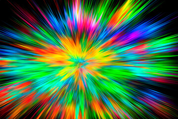Obraz premium abstract colorful background with rays
