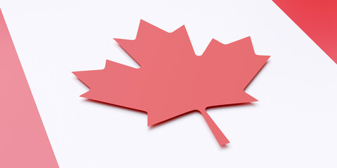 Canada day, Canadian flag background, National Holiday.