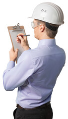 young engineer planning