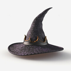 Witch hat , isolated, white background, halloween concept