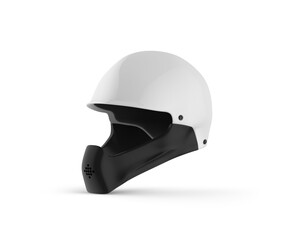 Full Face Bike Skate Helmet 3D Rendering