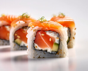 Sushi macro photo