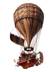 3d render steampunk  hot air balloon scifi ship © david