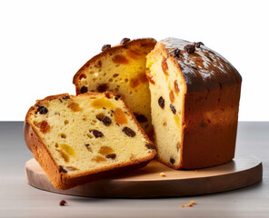 Panettone, typical Christmas bread