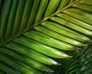 Palm leaf background