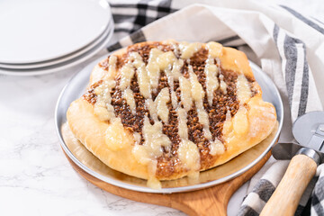 Cinnamon Dessert Pizza
