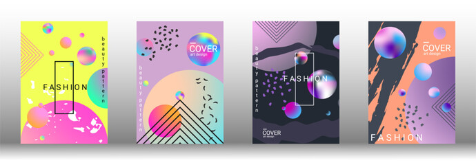 Future futuristic template with abstract forms for banner design, poster, booklet, report, journal.