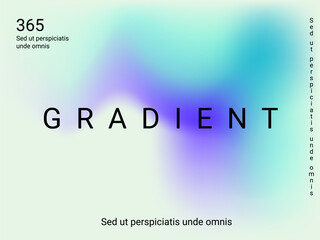 Liquid on colorful background. Bright mesh blurred pattern in pink, blue, green tones.