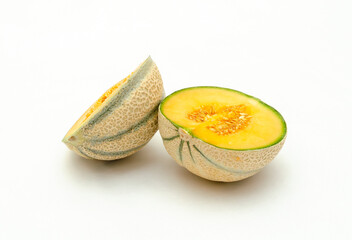 Sliced Cantaloupe Melon