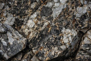Gorgeous Granite Rock Texture with Speckled Crystals and Flecks, generative ai