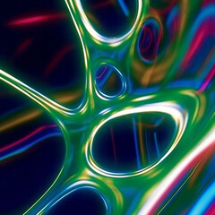 green and colorful mucus texture, 2000s style, Y2K, Generative AI, Generative, AI