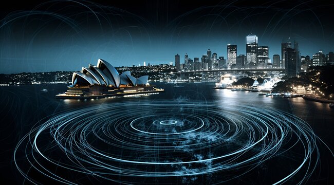 cyber attacks in sydney, australia. Generative AI.