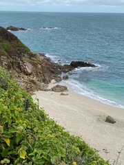 Herm Island, Channel Island in Bailiwick of Guernsey. Car free island is popular British Isles...