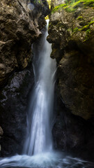 Fototapeta na wymiar Hamilton Mountain Trail, Waterfalls Washington State