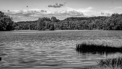 Maryland viewing West Virginia Mountains in Black & White