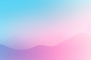 Smooth Gradient of Pastel Colors Fading from Pink to Blue, generative ai